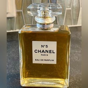 Chanel No 5 Eau de Parfum NEW WITH BOX; unsealed; 3.4 oz